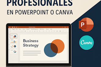 make professional presentations in powerpoint or canva