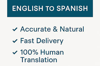 professionally translate english to spanish or spanish to english