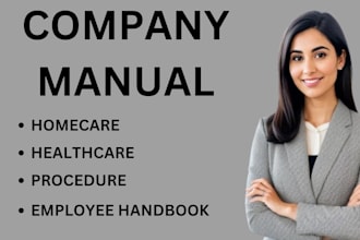 write a custom employee handbook with HR policies company rules onboarding docs