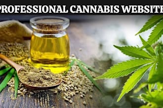 design cannabis website for weed, vape, marijuana, cbd, cannabis shopify website