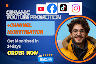 complete youtube channel monetization promotion  complete tiktok monetization