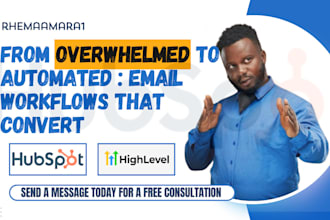 setup email automation sequence workflows deliverability series on hubspot ghl