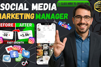 be your instagram marketing manager, social media manager, instagram growth