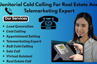 cold call for janitorial and real estate leads with expert appointment settings