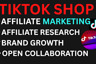 setup USA UK tiktok affiliate marketing tik tok shop ads expert to boost sales