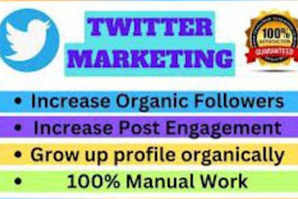 manage your twitter x marketing gain real followers do crypto twltter promotion