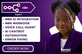 build n8n ai agent automation n8n ai chatbot  n8n voice call