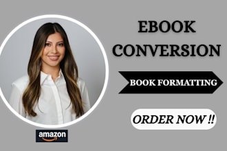 convert PDF or word to epub, mobi, kpf, and other ebook formats