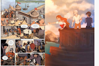 draw graphic novel illustration comic book artist manga art anime comic strip