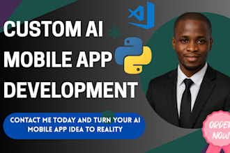 develop custom ai software, ai mobile apps, chatbots, and ai web applications