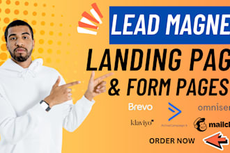 design high converting keap hubspot brevo getresponse mailchimp landing page