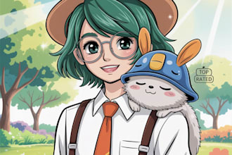 draw a profile picture of you as pokemon trainer