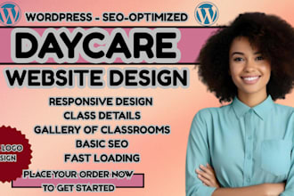 daycare website, preschool website, childcare website design, early learning