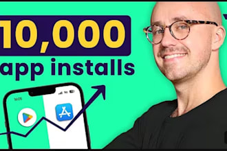 mobile app promotion increase daily ios, android game install to get downloads