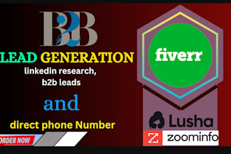 do b2b lead generation, linkedin leads, prospect email list building