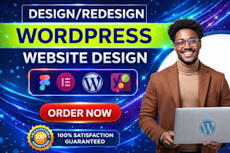 design, redesign wordpress website as an elementor pro expert