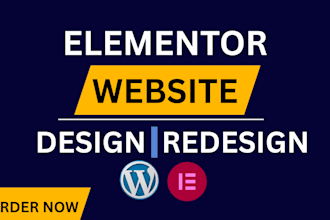 design, redesign wordpress website as an elementor pro expert