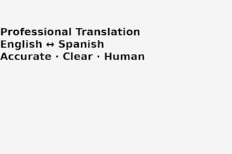 write and translate texts in spanish and english