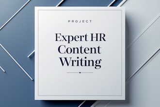 write expert HR articles and thought leadership content