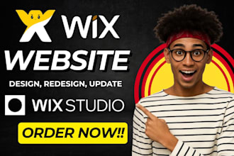 design wix website redesign wix website 3d animated ecommerce wix studio website
