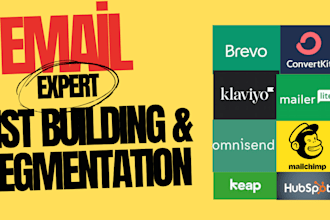 setup email list building lead nurture automation in mailchimp omnisend keap