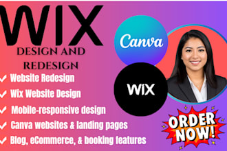 design wix website redesign canva website canva book design logo design