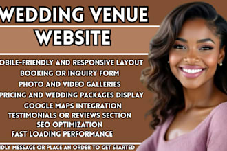 wedding venue website venue rental website wedding website wedding planner site