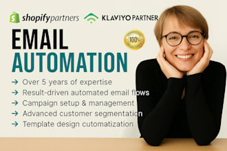 setup automated klaviyo email marketing newsletter campaign email flows shopify