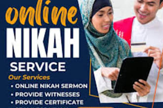 be your online imam your online ceremony, wedding and divorce