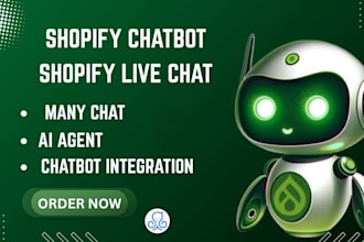 develop shopify chatbot shopify store ai agent chatbot shopify live chat