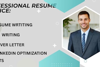 write your CV  resume  cover letter  linkedin optimization and federal resume