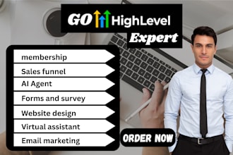 setup gohighlevel crm automation, gohighlevel ai agent expert