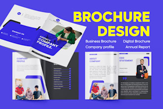 do brochure design, digital brochure, company profile, annual report, proposal