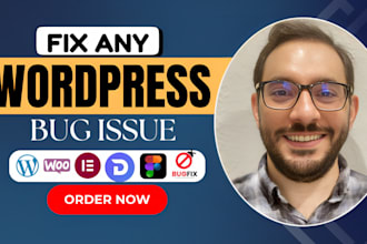 fix wordpress issue, wordpress bug fix,fix wordpress error,fix woocommerce issue