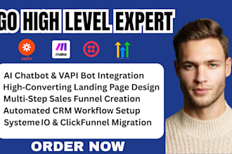 gohighlevel sales funnel landing page automation crm automation email marketing