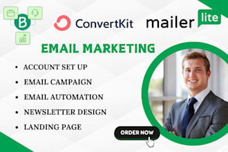 create convertkit mailerlite brevo email marketing automation and landing pages