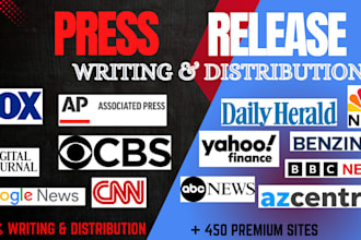 write and distribute USA press release, UK press release, submit press release
