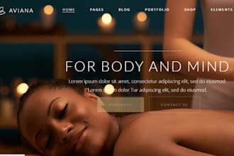 design wix wordpress therapy website psychiatrist website elderly care website