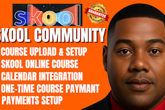 do skool community setup skool community management skool online course setup