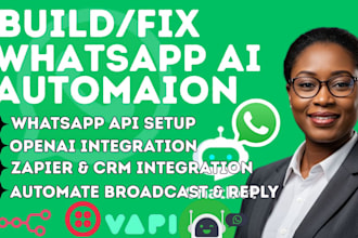 whatsapp ai chatbot twilio whatsapp api vapi gupshup manychat wati zapier openai