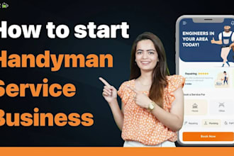 design and develop on demand handyman app, multi service app with flutter