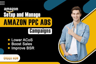expertly setup and manage your amazon PPC campaign ads and amazon advertising