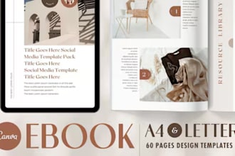 canva ebook, workbook deisgn, magazine, booklet, worksheet design, flyer design