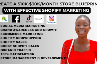 build shopify dropshipping store sales website design shopify email marketing