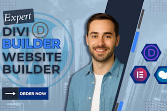 wordpress website design with divi, wpbakery, elementor pro, woocommerce