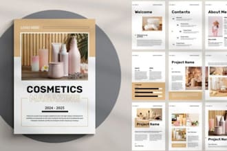 design editorial promotional sales business sell sheet linesheet product catalog