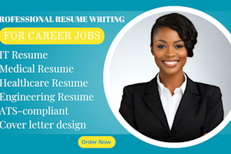build resume cv for healthcare nursing medical IT engineering and cover letter