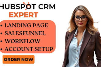 build go high level sales funnel hubspot workflow automation saas marketing
