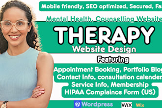 therapy website counselor website mental health website therapy website redesign