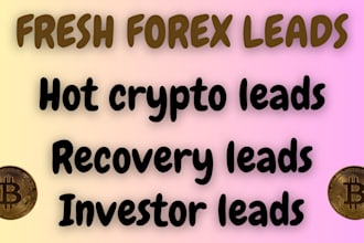 generate fresh forex crypto and investor leads